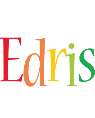 Edris birthday logo