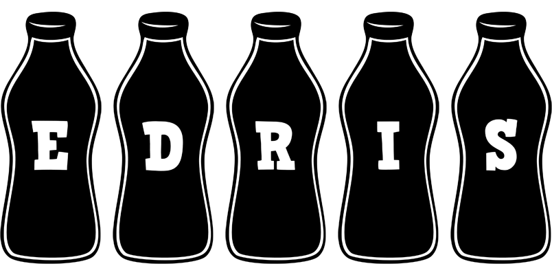 Edris bottle logo