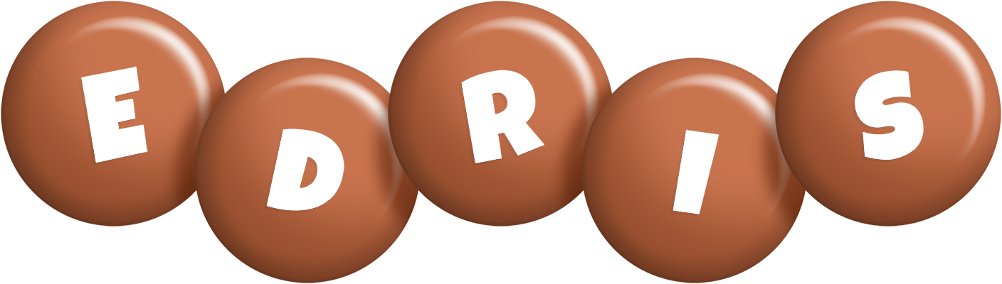 Edris candy-brown logo