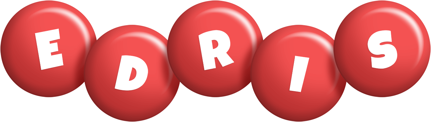 Edris candy-red logo