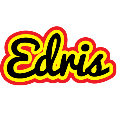 Edris flaming logo