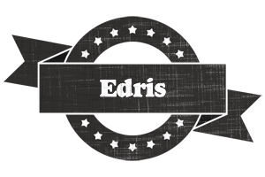 Edris grunge logo