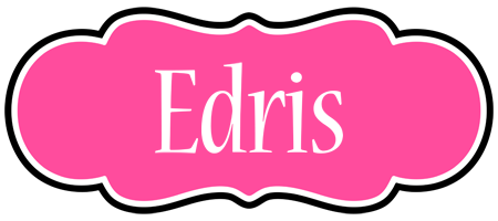 Edris invitation logo