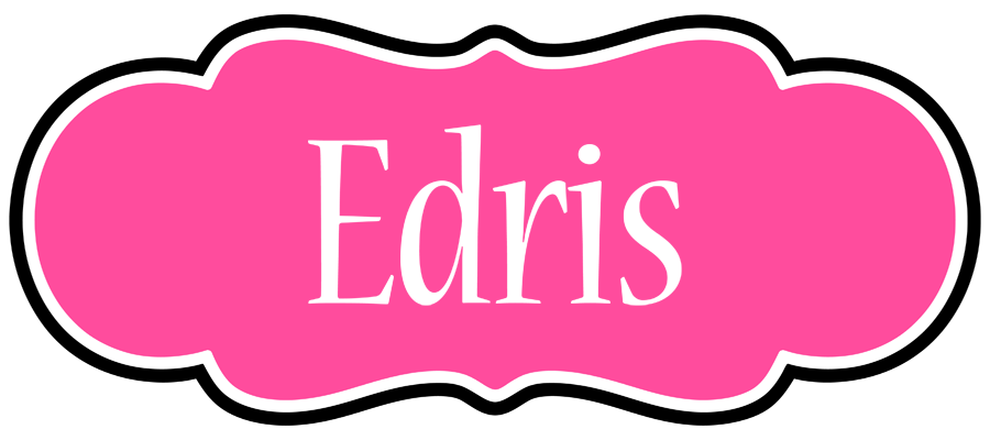 Edris invitation logo