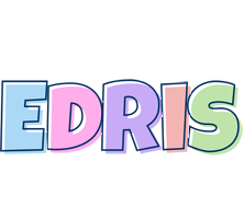 Edris pastel logo