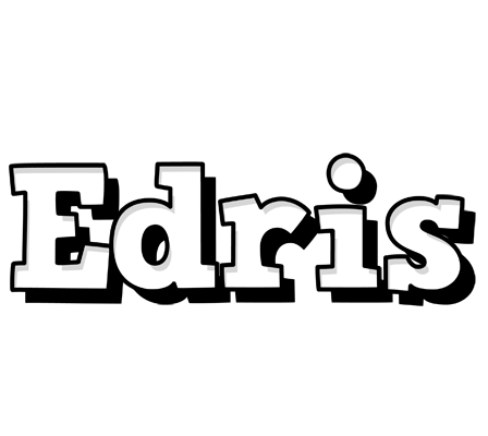 Edris snowing logo