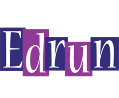 Edrun autumn logo