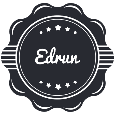 Edrun badge logo