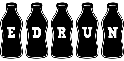 Edrun bottle logo