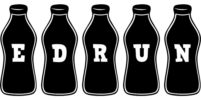 Edrun bottle logo
