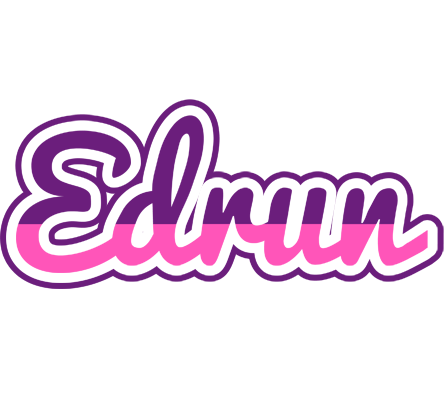 Edrun cheerful logo