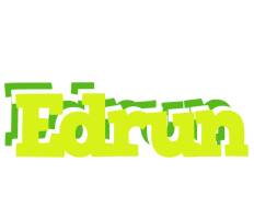 Edrun citrus logo