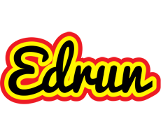 Edrun flaming logo