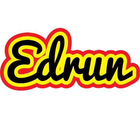 Edrun flaming logo