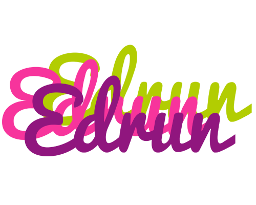 Edrun flowers logo
