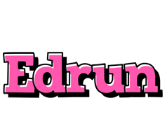 Edrun girlish logo