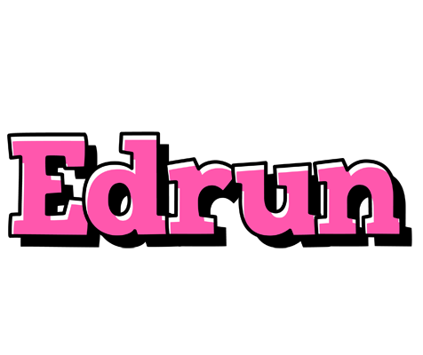 Edrun girlish logo