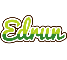 Edrun golfing logo