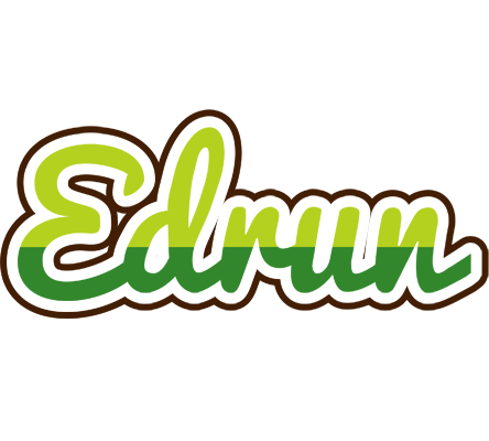 Edrun golfing logo
