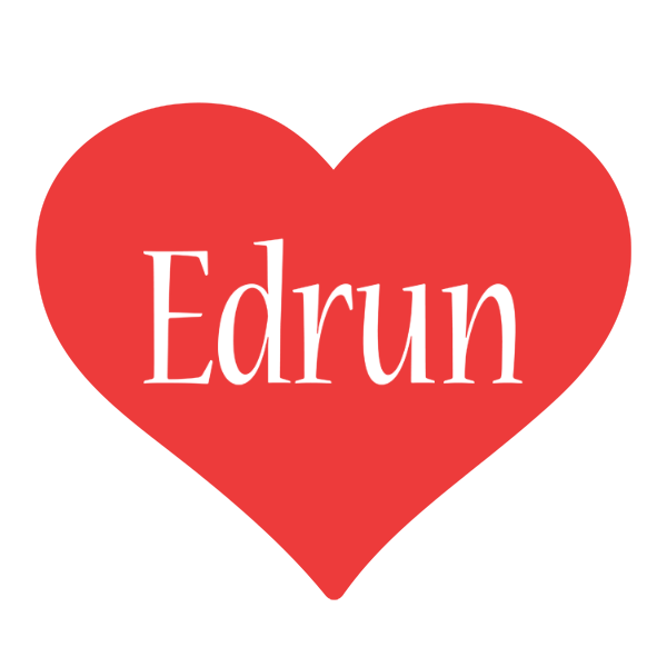Edrun love logo