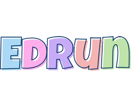 Edrun pastel logo