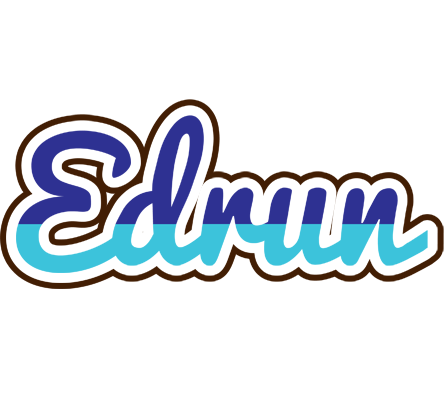 Edrun raining logo