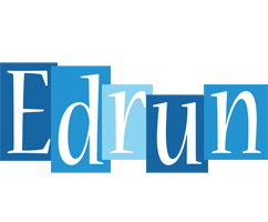 Edrun winter logo