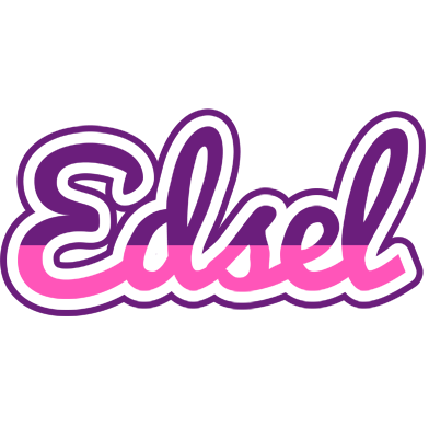 Edsel cheerful logo