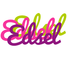 Edsel flowers logo