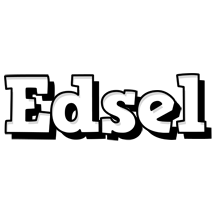 Edsel snowing logo