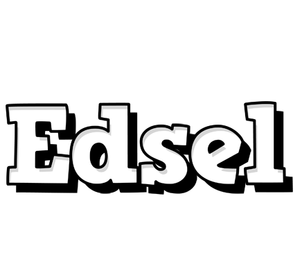 Edsel snowing logo