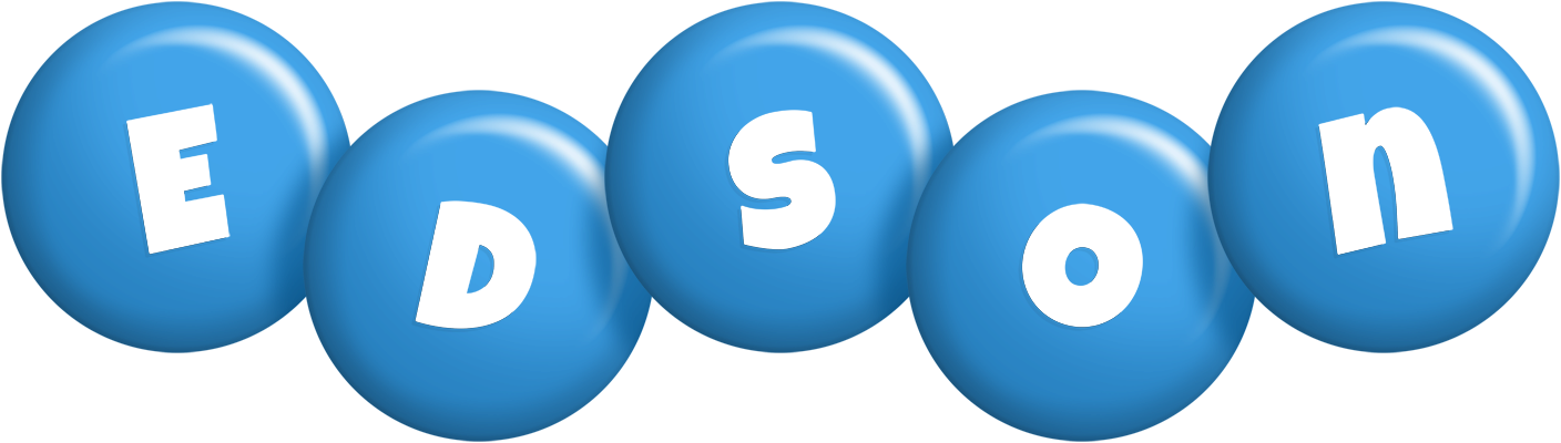Edson candy-blue logo
