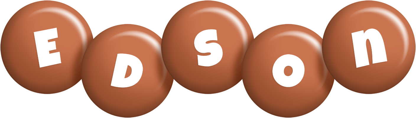 Edson candy-brown logo