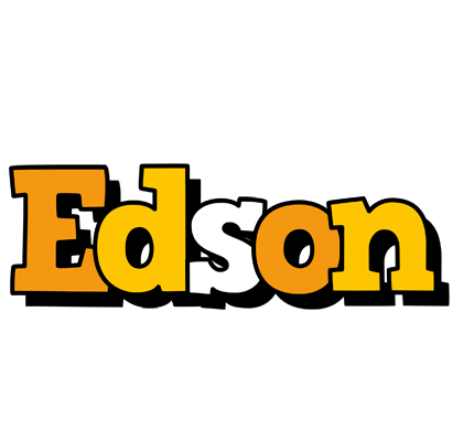 Edson cartoon logo