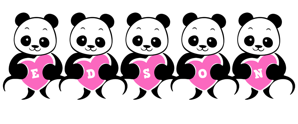 Edson love-panda logo
