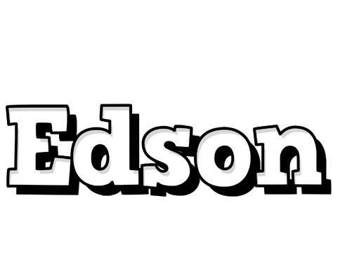 Edson snowing logo