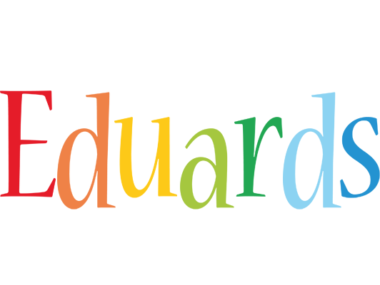 Eduards birthday logo