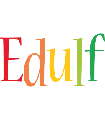 Edulf birthday logo