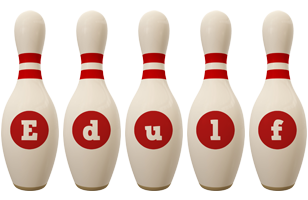 Edulf bowling-pin logo