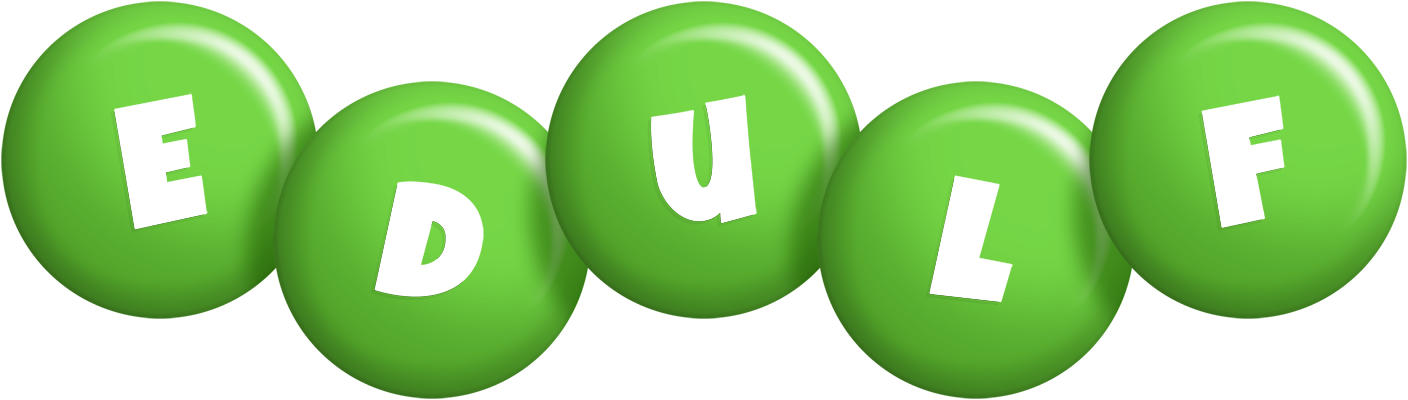 Edulf candy-green logo