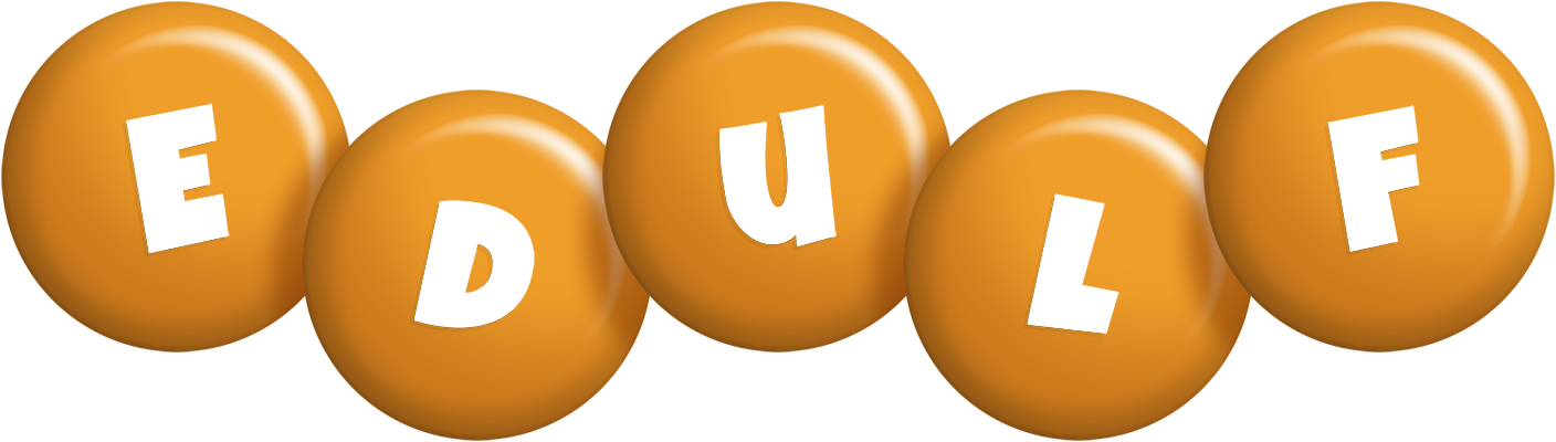 Edulf candy-orange logo