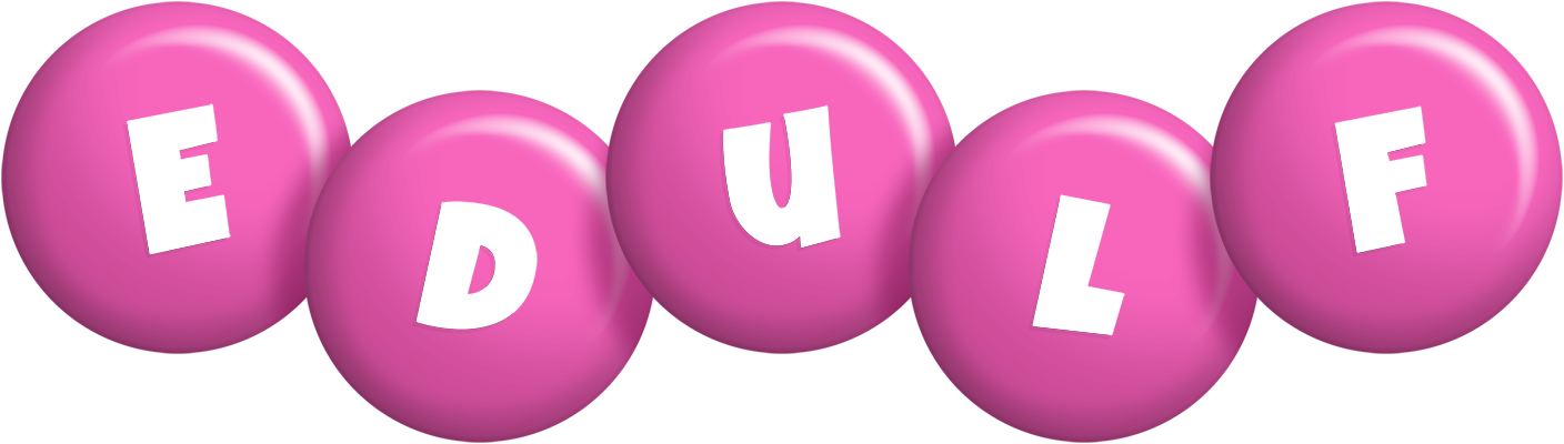 Edulf candy-pink logo