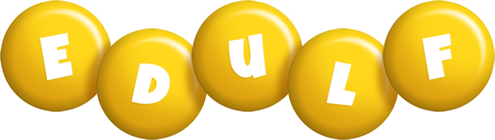 Edulf candy-yellow logo