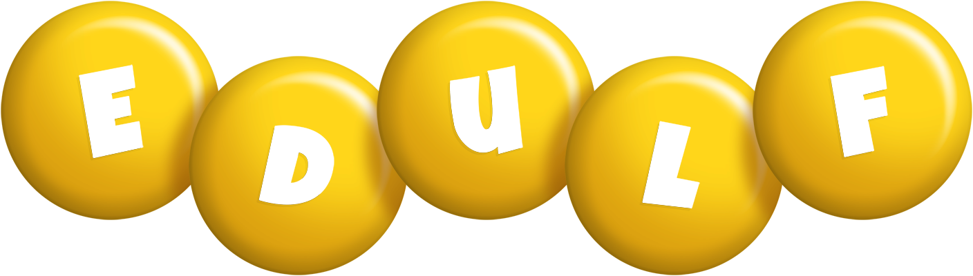 Edulf candy-yellow logo