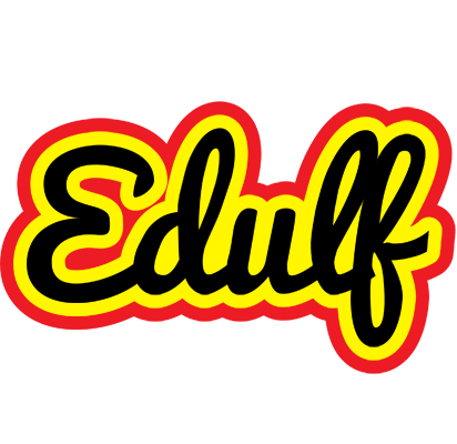 Edulf flaming logo