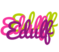 Edulf flowers logo