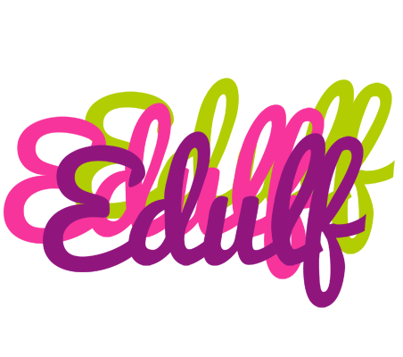 Edulf flowers logo