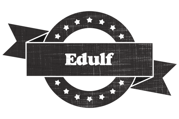 Edulf grunge logo