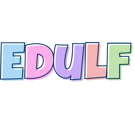 Edulf pastel logo