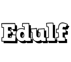 Edulf snowing logo